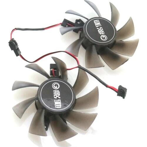 GA82S2H 75mm 49*46*17mm 0.36AMP 2Wires 4Pins For Galaxy GTX1050 1050ti GAMER Graphics Video Card VGA Fan