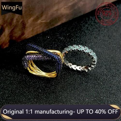 S925 sterling silver lake blue wheat ear-shaped ring and rectangular fashion women ring luxury brand monaco jewelry gift