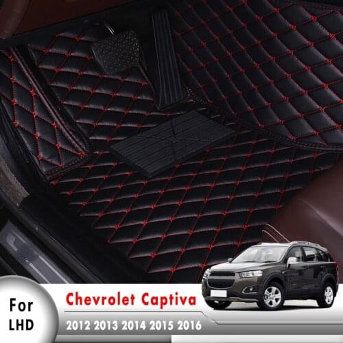 Rugs Anti-dirty Auto Interior Accessories Carpets Car Floor Mats For Chevrolet Captiva 5 seats 2012 2013 2014 2015 2016
