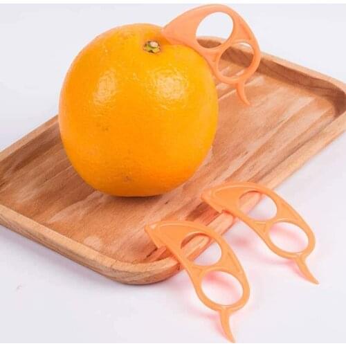 Mini Orange Peeler Citrus Quick Fast Fruit Peeling Knife Safe Durable Portable Fruit Cutter Peelers Random color