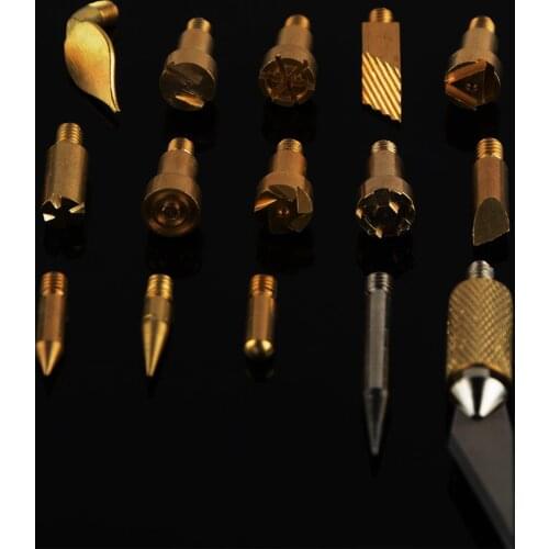 22Pcs Wood Burning Pen Tips Stencil Soldering Iron Tip For Pyrography Woodworking Carving Tool for DIY Hobby Craft Hand Supplies