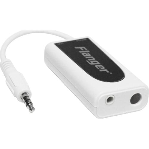 Flanger Electric Guitar Bass Effects Pedal Converter Adapter 6.35mm Audio Input/Output for iPhone iPad Android Software FC-21