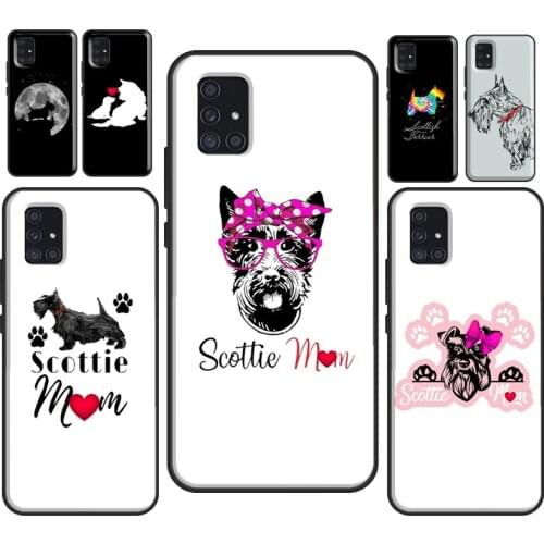 Westie Scottie Scottish Terrier For Samsung A72 A52 A32 A12 A02S A20e A21S A10 A40 A50 A70 A11 A31 A41 A71 A51 Phone Case