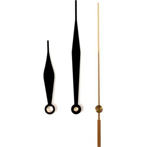 SKP Shaft Clock Hands 12#black (just hands) Metal Aluminum DIY Hands Quartz Clock Accessory High quality DIY Clock kits