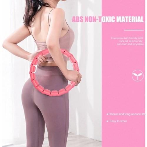 Sport Hoops Abdominal Thin Waist Exercise Detachable Massage Fitness Hoops Gym Home Training Weight Loss Thin Waist Exercise
