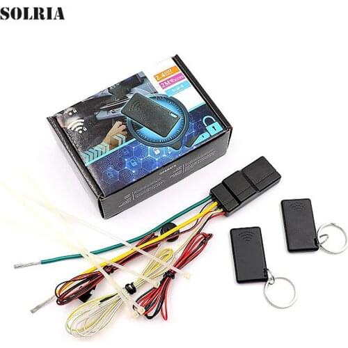 Universal 2.4G Car Immobilizer System Car Put Remote In Pocket Lock Unlock Engine Intelligent Anti-theft Device Portable