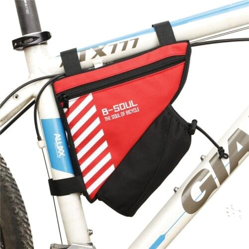 Bicycle Bag Waterproof Bike Triangle Bag Storage Mobile Phone Cycling Bag Bike Tube Pouch Holder Saddle Pannier Accessories