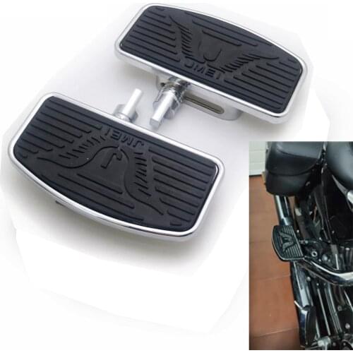 1 Pair Motorcycle Footrest Adjustable Rear Passenger Footboards Footrest For Sportster 883 1200 Dyna Accessories