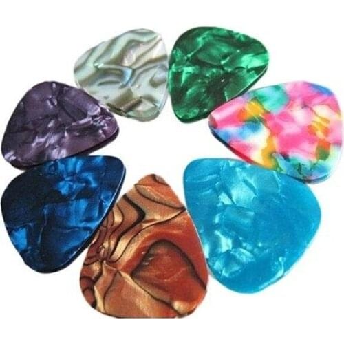 10/20 Pcs New Acoustic Picks Plectrum Celluloid Electric Smooth Guitar Pick Accessories 0.46mm 0.71mm 0.96mm Pedaleira Guitarra