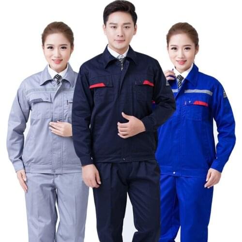 2020Autumn Winter Work Clothing for Men Tooling Wear-Resistant Labor Coveralls Auto Repairmen Factory Workshop Welding Uniforms