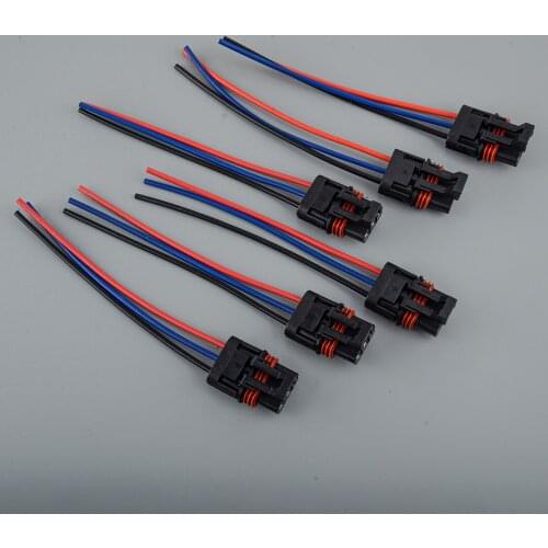 6pcs/Set Front Pulse Power Plug Connector Pigtail Accessories Motorcycle Fit for Polaris Ranger Crew XP1000 EPS RS1 2018