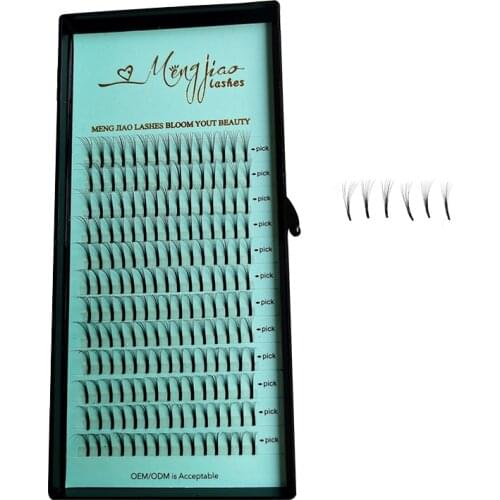 6D Premade Fans Eyelash Extension 0.1 Russian Volume Eyelash C/D Easy fans Lashes Accept make own logo wholesale price