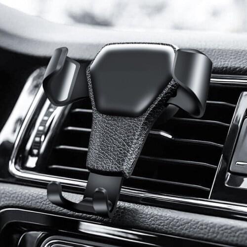 Gravity Car Phone Holder Air Vent Clip Mount No Magnetic Universal Mobile Support GPS Stand For iPhone Xiaomi Samartphone