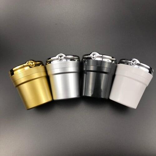 Car-Styling Car Cigarette ashtray with LED lamp For Hyundai Santa Fe Veracruz Mistra Tucson Veloster Rohens AZERA Avante