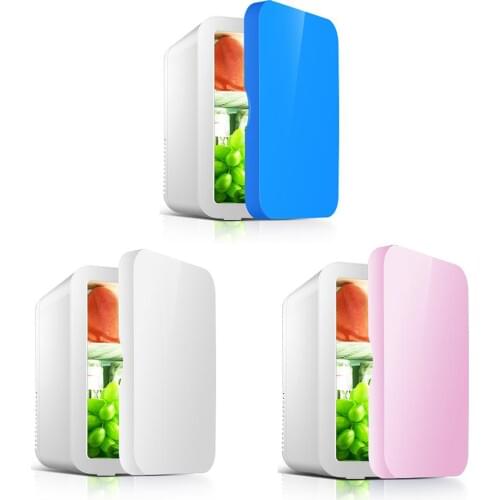 8L Large Capacity Car/Home Mini Refrigerator Freezer Fridge Car Dual Use Cooler Heater Universal Portable Vehicle Refrigerator
