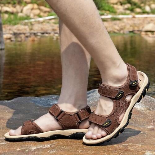 Sandals Shoes Men Summer Sandals Men Sandalen Heren Sandalias Romanas Beach For Sandalia Rasteira Sandale Homme Ete Safety