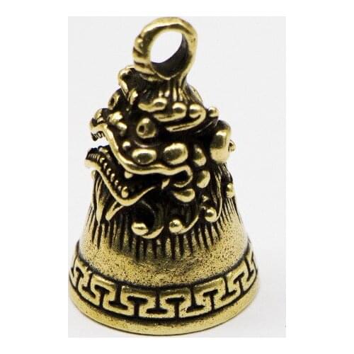 Antique Solid Brass Clock Miniature Figurines Retro Copper Animal Tea Pet Desktop Ornament Decor Crafts Keychain Pendants