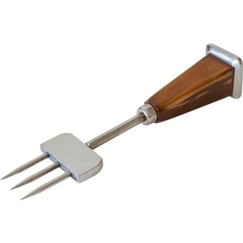 Deluxe Ice Pick- 8-inch Sturdy Ice Chipper Stainless Steel & Wood Handle - Best for Best for Kitchen and Bar