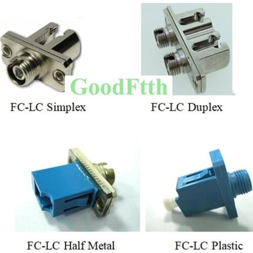 Fiber Hybrid Adapter Adaptor Coupler FC-LC LC-FC GoodFtth
