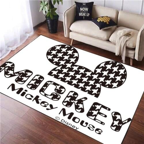 Disney Mickey Baby Play Mat 80x160cm Cartoon Rug Bedroom Carpets for Living Room Rugs Fashion Parlor Mat/tapetes