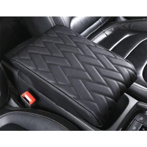 Leather Armrest Center Console Box Heighten Pad fit for SEAT ATECA KH7 XCELLENCE PLUS FR 2016 2017 2018 Car Styling Accessories