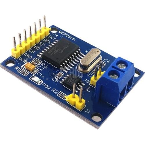 LTRIG custom 1Pcs MCP2515 can bus tja1050 spi receiver module board for 51 mcu controller new