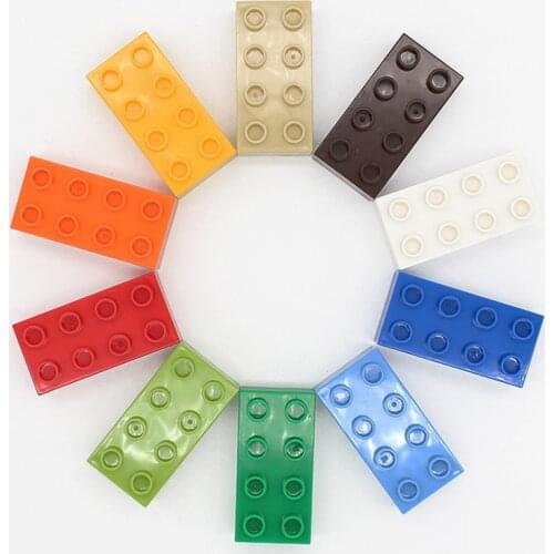 MARUMINE Big Bricks 2x4 Duplo Block 30PCS/Lot Classic Set Education Technic Toys Gift For Children DIY Building Brick Set