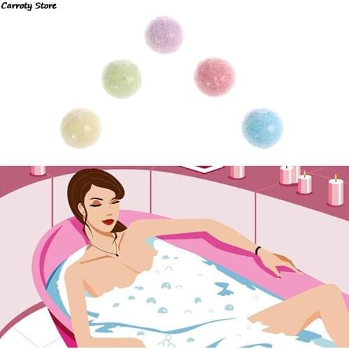Mini Bath Ball Bombs Handmade Bath Sea Salt Essential Oil Aromatherapy Type Deep Body Cleaner Natural Bubble Bathroom Tools