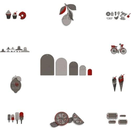 Mini Die New Paper Clips Popsicles Ice Cream Die Metal Die Cutting 2021 New Diy Die Molds Scrapbooking Paper Making Cuts Crafts