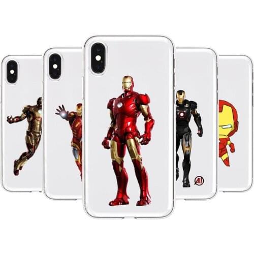 Marvel Comics Anime Transparent Phone Case For XiaoMi Redmi Note 10 9S 8 7 6 5 A Pro T Y1 Anime Cover Silicone Pre