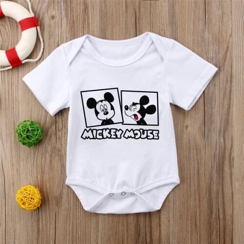One-pieces Summer New Baby Bodysuit Newborn Short Sleeve Overalls Toddler Boy Girl Jumpsuit Clothes Body Baby Clothes Dropship