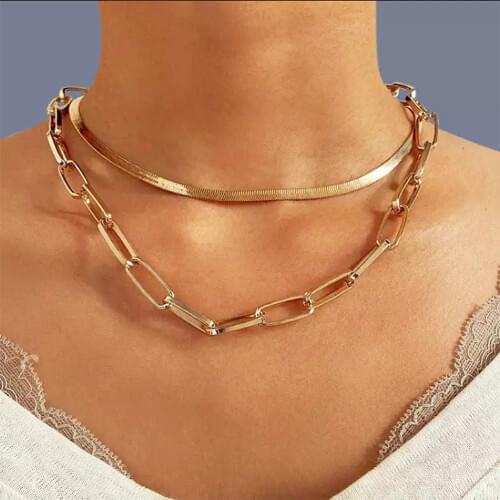 SLOONGJEWELRY Golden Chains