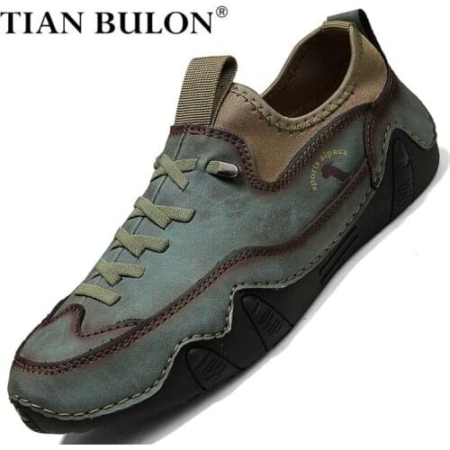 Classic Mens Casual Shoes Leather Luxury Brand Loafers Slip-on Mens Driving Shoes Designer Sneakers Men Breathable Moccasins