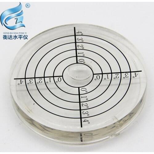 Universal plastic horizontal bubble high-precision level bubble portable horizontal bead