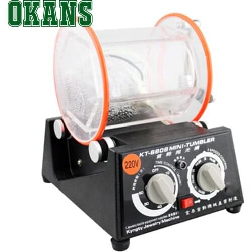 3kg KT-6808 Rotary Tumbler Gold Silver Jewelry Polishing Machine 220v Voltage