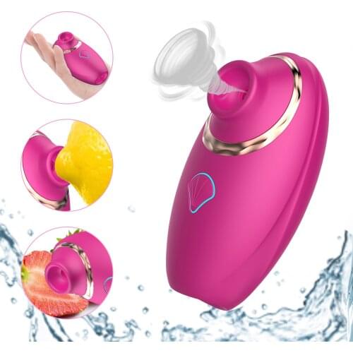 Sucking Vibrator Vagina Clitoral Stimulator Nipples Massager Tongue Oral Licking Blowjob G spot Cunnilingus Sex Toys for Women