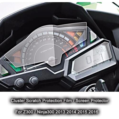 For Kawasaki Ninja 300 EX300 Ninja300 Z300 Z250 2013 2014 2015 2016 Cluster Scratch Protection Film Screen Protector Brand New