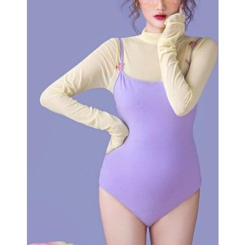 Pregnancy Photography Bodysuits Sweet Spaghetti Maternity Photo Shoot Jumpsuits Bodysuits & Inside Top Set For Pregnant Women