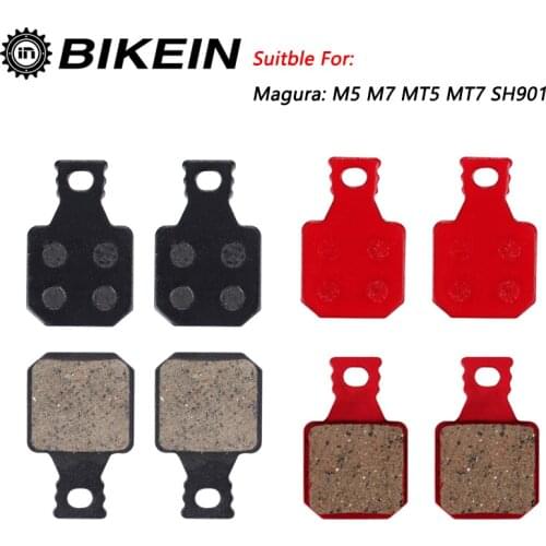 4 pairs of mountain bike hydraulic brake pads MTB Bike BIKEIN parts for Magura M5 M7 MT5 MT7 sh901 resin ceramic disc brake pads