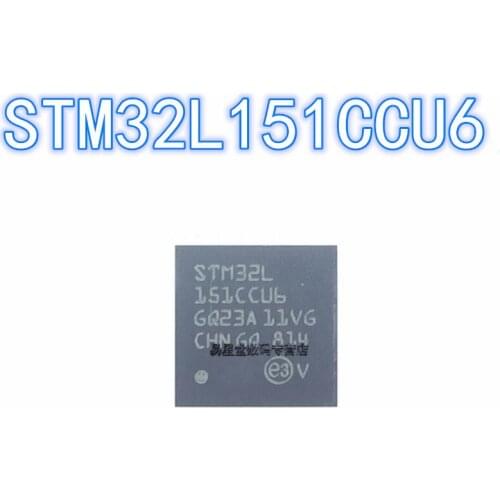 1PCS 100% brand new original authentic STM32L151CCU6 QFN-48 32L151CCU6 QFN48 32-bit microcontroller chip 32MHz/256KB