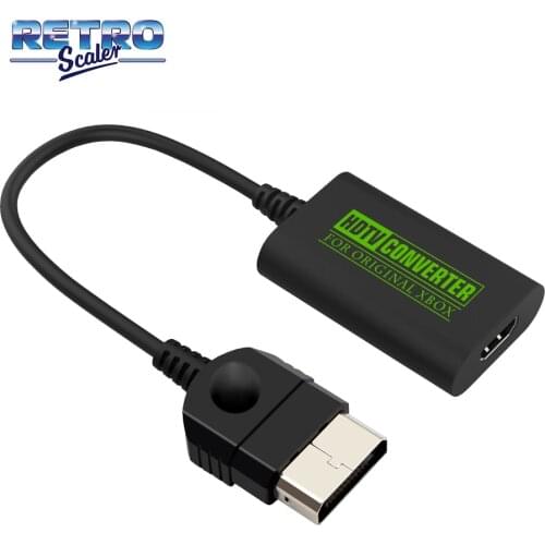 RetroScaler HDTV Converter Adapter for Microsoft Original XBOX Retro Video Game Console plug and play