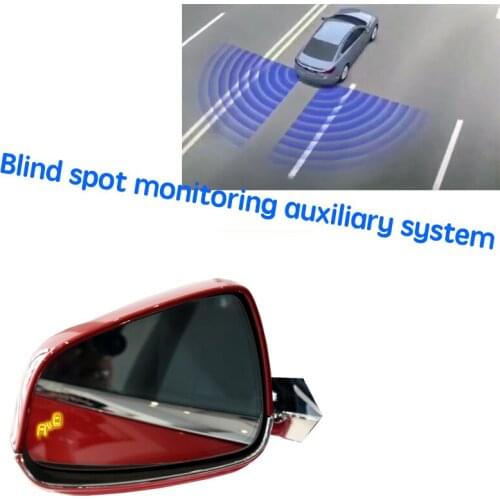 Car BSD BSM BSA Blind Area Spot Warning Drive Mirror Rear Radar Detection System For Tesla Model S