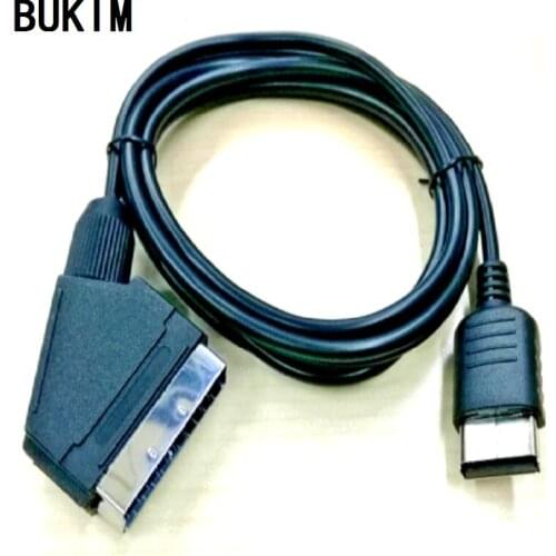 BUKIM New 1.8M / 6FT High Quality Scart AV Audio Cable Video Connector for Sega Dreamcast