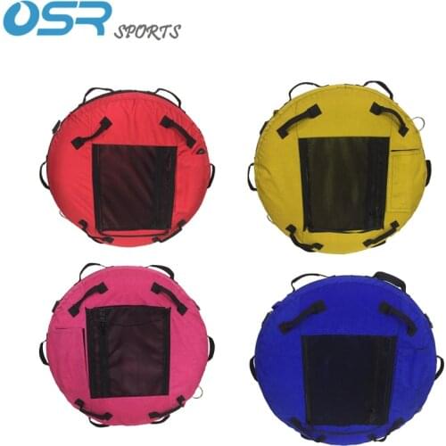Freediving buoy with stockage bag 72*20cm with handle and attaching D-ring, without lope
