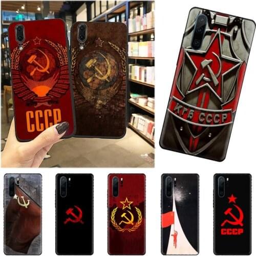 Soviet Union USSR Flag Phone Case For Huawei honor Mate mate P 10 9X 10i 20 30 40 y7 pro p smart 2019 lite