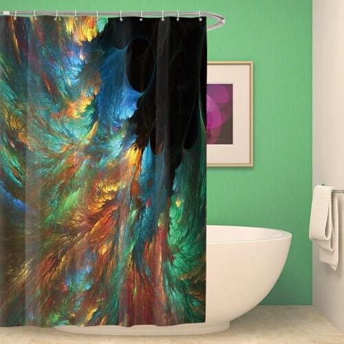 3D Digital Printing Animal Parrot Bird Dog Shower Curtains Standing on A Branch Tropical Nature Wildlife Fabric Shower Curtains