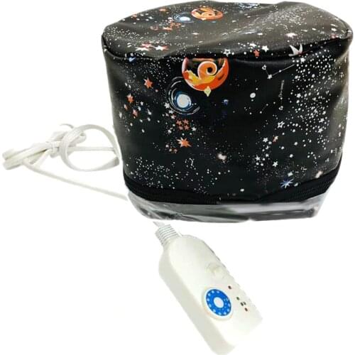 Electric Steam Cap 3 Gears Adjustable Heating Temperature Hair Care Tool SPA Beauty Hat Thermal Nutrition Treatment EU Plug