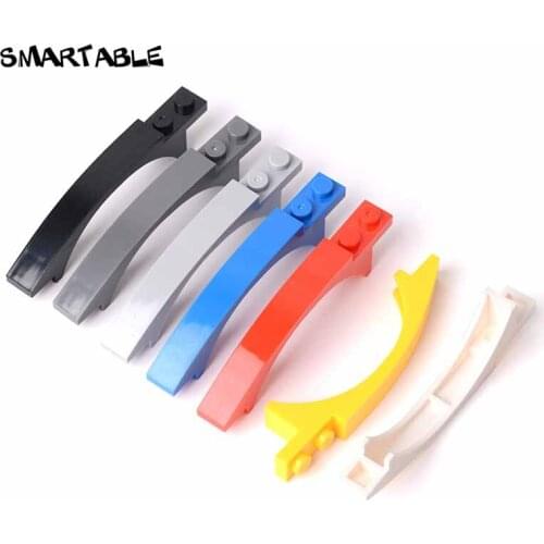 Smartable Slope 1x8x1.6 Curved With Arch Building Blocks MOC Part Toys For Kids Compatible Major Brand 50967 Toy 12pcs/lot