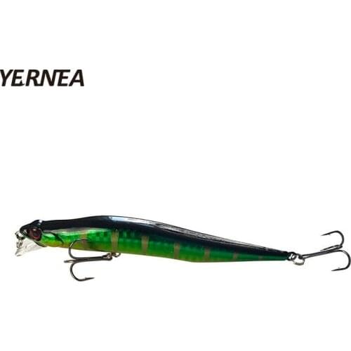 Yernea 1pcs 11.5cm/10.2g Fishing Lure Minnow 3D Eyes Hard Baits Artificial Boxed High Quality Wobblers Fishing Lures Tackle