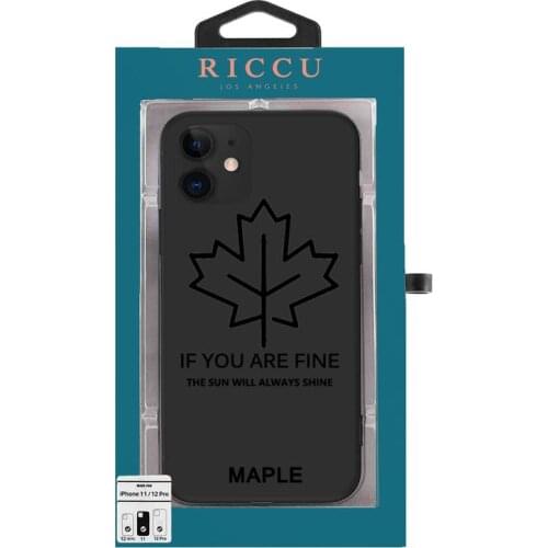Maple leaf personality simple Phone Case for iPhone 12 11 Pro mini 8 7 6 6S Plus X SE 2020 XR 12 pro XS MAX Silicone Case